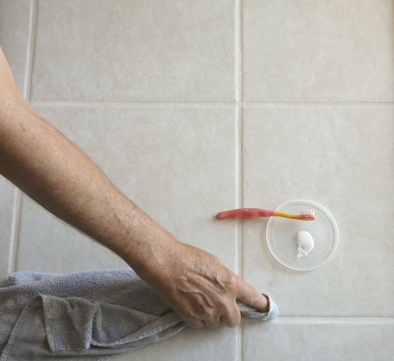 Floor Grout Replacement