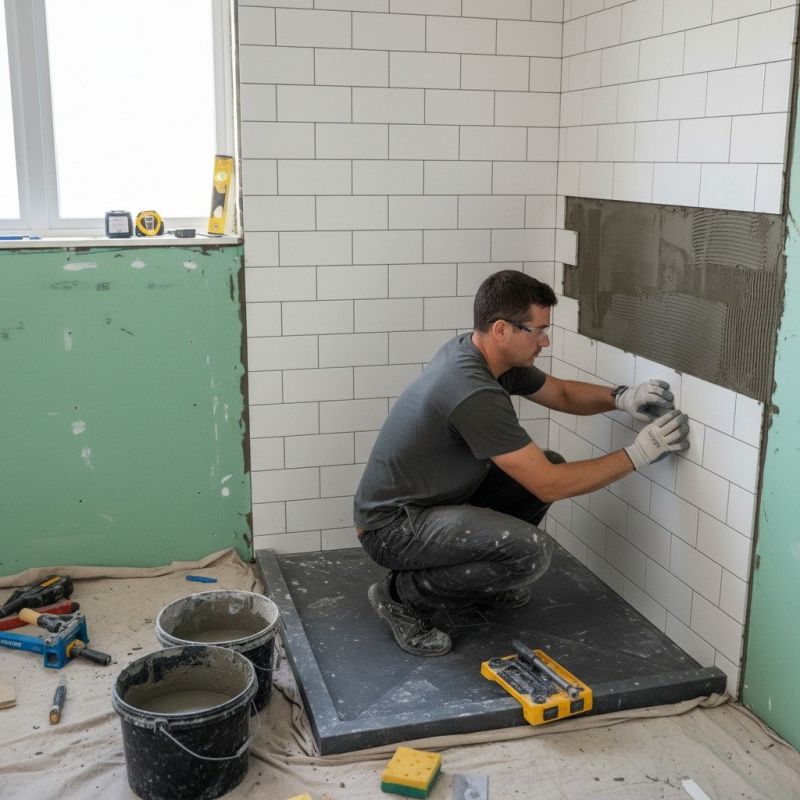 Bathroom Tile Installation detail