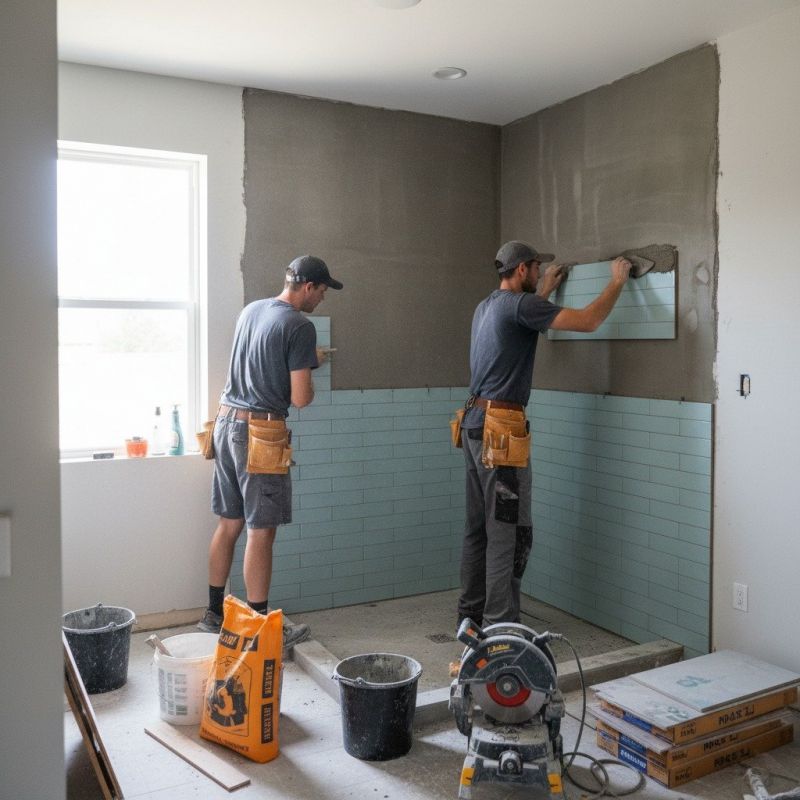 Bathroom Tile Installation detail