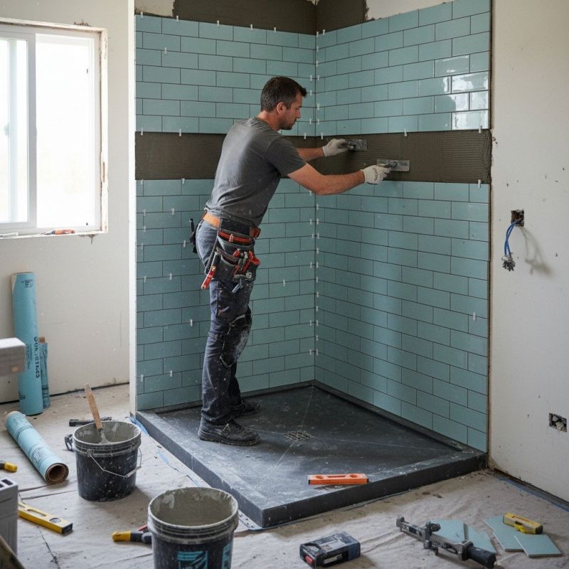 Subway Tile Installation detail