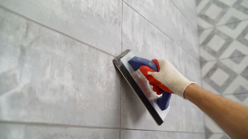 Tile professionals at work
